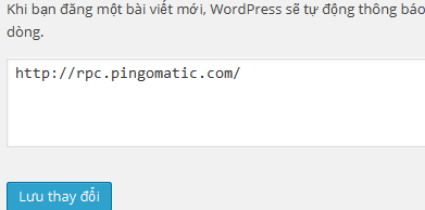pingautomatic Chức năng Ping trong WordPress không làm Google Index trang của bạn nhanh hơn   Facebook Ninja