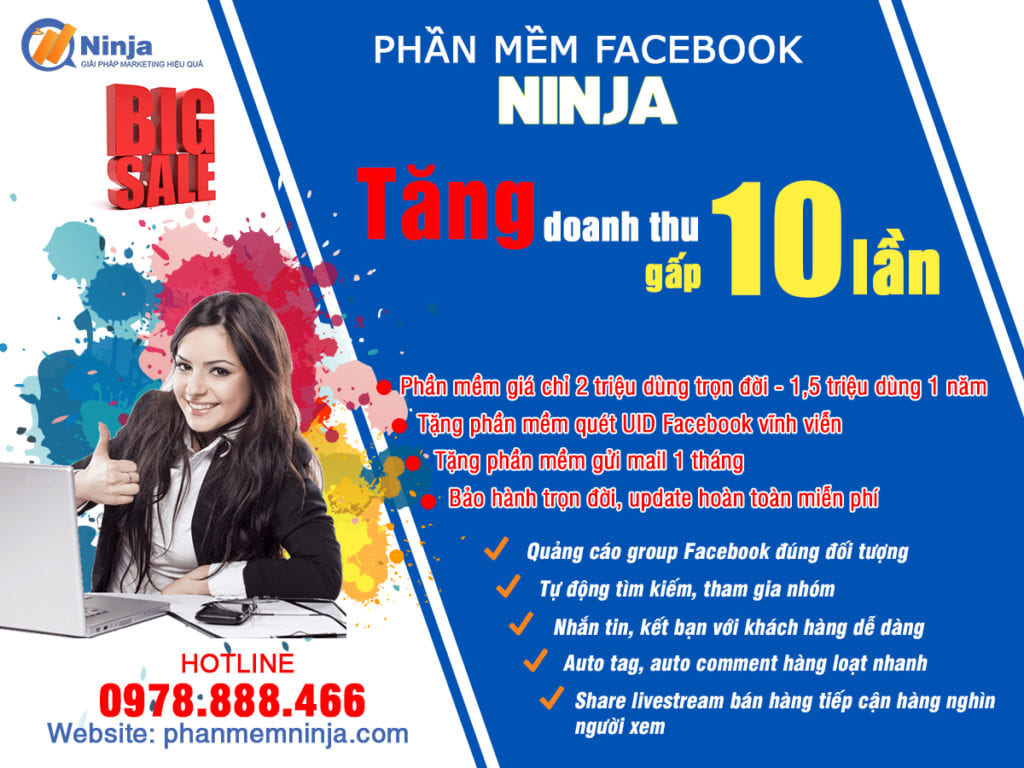 bigsale phanmemninja 2 1024x768 1 1024x768 Tổng hợp top 5 phần mềm hỗ trợ bán hàng tốt nhất trên Facebook