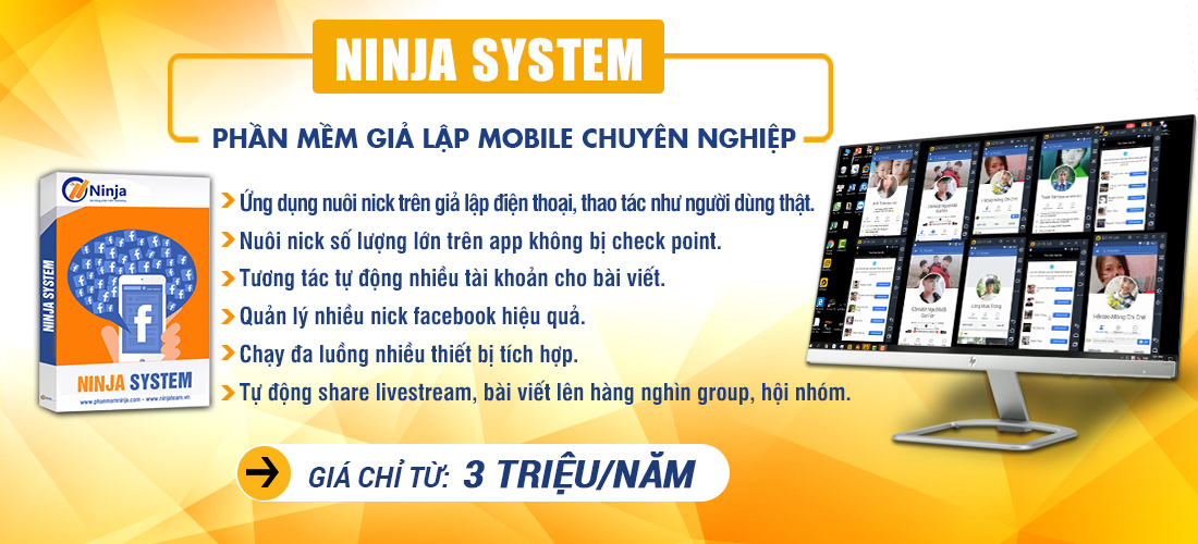 20200403 Ninja system1 1 7 Cách Tự Chạy Quảng Cáo Facebook Tiếp Cận 1.000.000 Khách miễn phí 0Đ