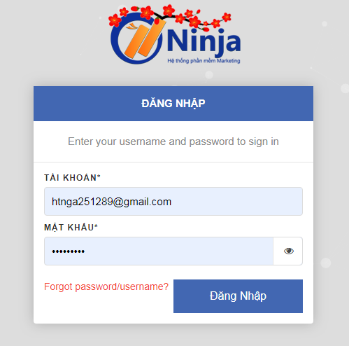 huong dan su dung phan mem ninjafanpage1 Cách nhập tài khoản vào phần mềm gửi tin nhắn fanpage Ninja Fanpage