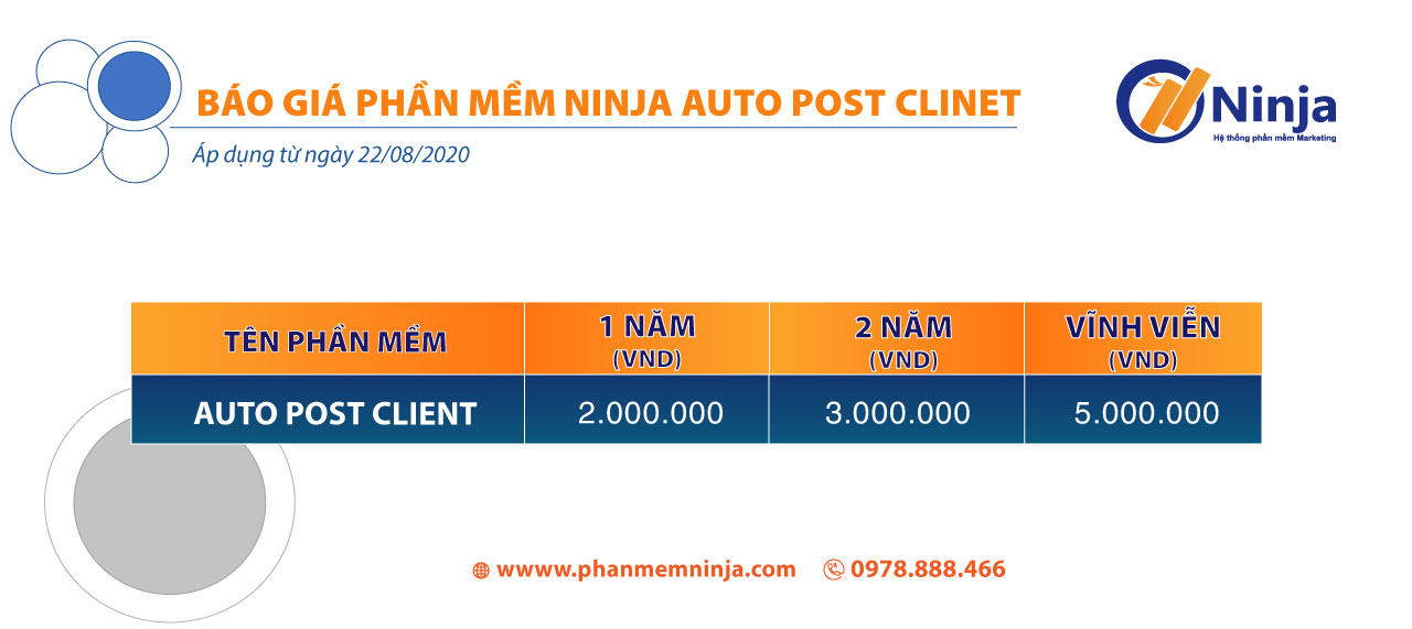 autopost client 1 Ninja Auto Post Client   Phần mềm đăng bài quảng cáo facebook hàng loạt