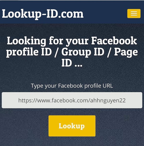 lay id facebook 04 Hướng dẫn lấy id facebook trên máy tính và điện thoại đơn giản