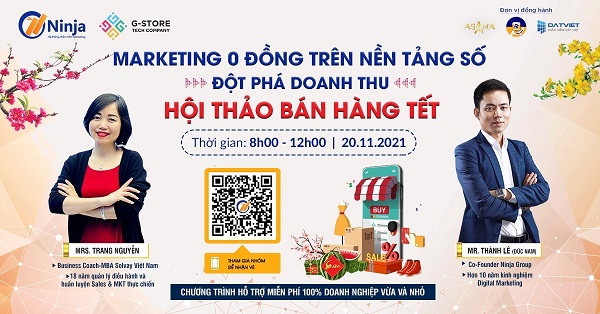 marketing 0 dong tren nen tang so Marketing 0 đồng trên nền tảng số   Đột phá Doanh thu mùa Tết 2022
