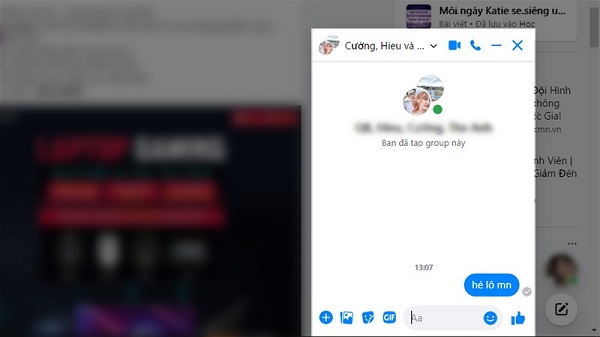 may tinh 3 Hướng dẫn tạo group facebook chat trên máy tính và điện thoại
