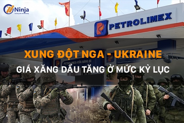 xung dot Nga UKraine Gia xang dau tang o muc ky luc Xung đột Nga   Ukraine: Giá xăng dầu tăng ở mức kỷ lục