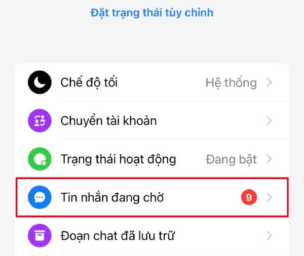 cach bo tin nhan cho tren messenger tren dien thoai buoc 2 Hướng dẫn cách bỏ tin nhắn chờ trên messenger cực nhanh