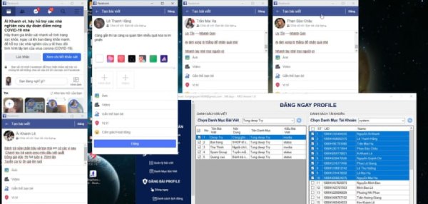 cach dang bai hang loat tren facebook bang ninja auto post dang bai tu dong Hướng dẫn cách đăng bài hàng loạt trên Facebook lên 1000 hội nhóm