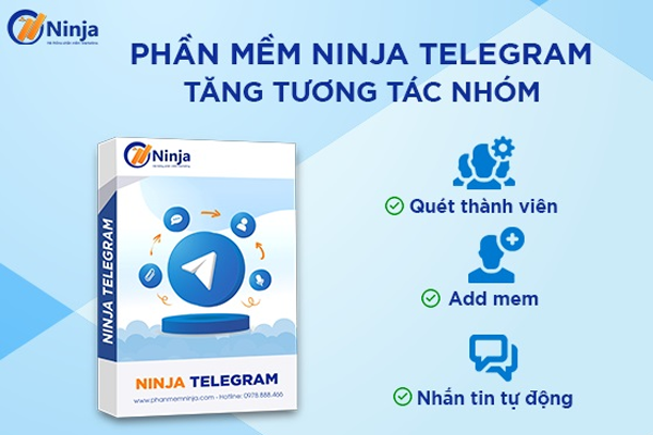 add mem telegram 1 Típ chạy spam, add mem telegram hạn chế die Account trên Ninja Telegram