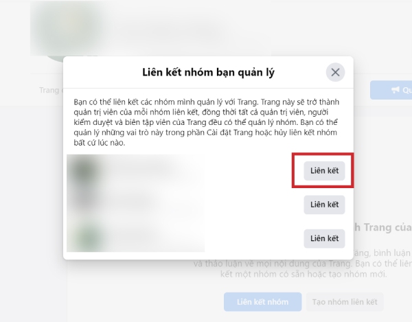 cach lien ket fanpage voi nhom facebook buoc 5 Hướng dẫn cách liên kết fanpage với nhóm facebook