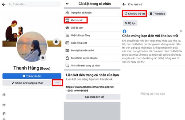 cach dang lai story cu tren facebook bang may tinh buoc 2 Cách đăng lại story cũ trên facebook đơn giản đến bất ngờ