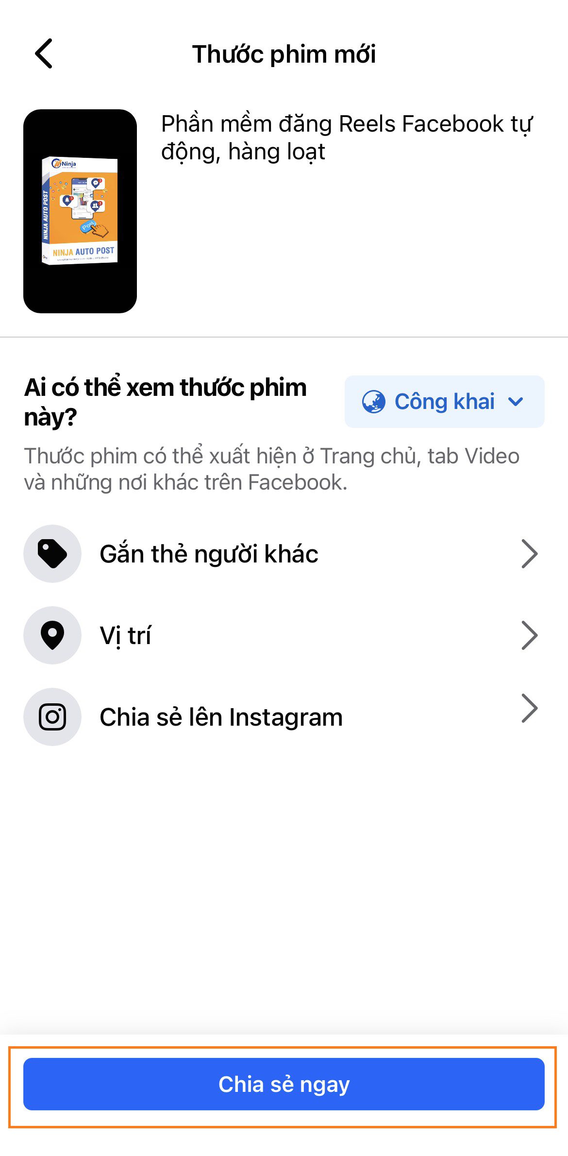 cach dang reels facebook bang dien thoai 5 Cách đăng reel facebook   Đăng thước phim Facebook dễ dàng