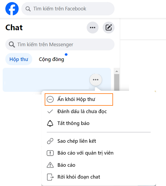 tat doan chat cong dong tren messenger 4 [THỦ THUẬT] Tắt đoạn chat cộng đồng trên Messenger