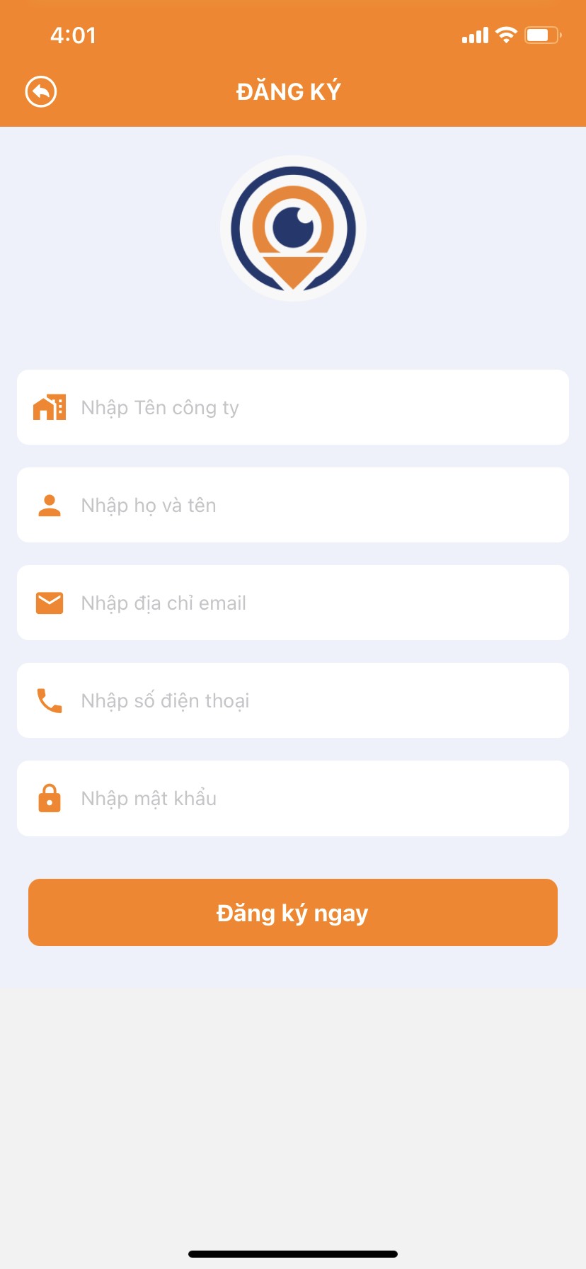 buoc 3 app Hướng dẫn cách đăng ký tài khoản Achamcong nhanh chóng