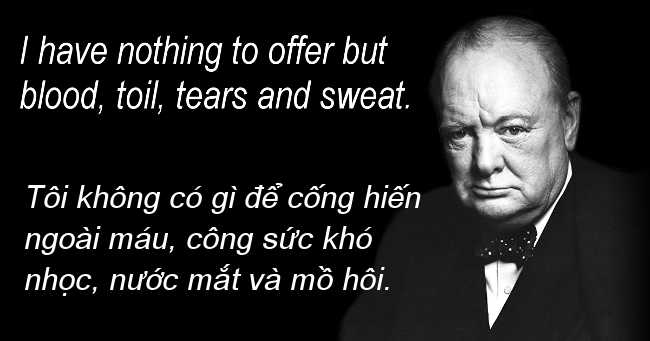Churchill Những câu nói hay về bán hàng có tâm ý nghĩa, độc đáo